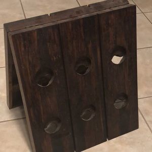 SOLD Z Galleries Collapsible Wood Wine Rack